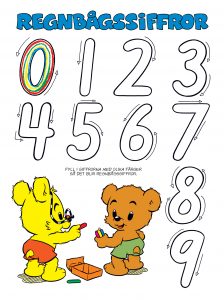Bamse tema siffror