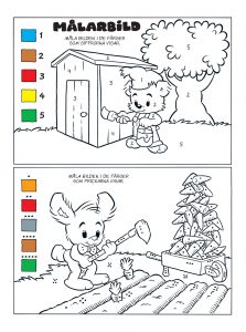 Bamse tema siffror