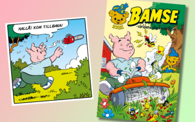 Rädda bina med Bamse i årets första dubbelnummer!