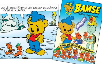 Lär dig om demokrati i Bamse nr 1!