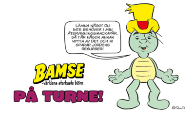 Bli en klimathjälte med Bamse och hans vänner