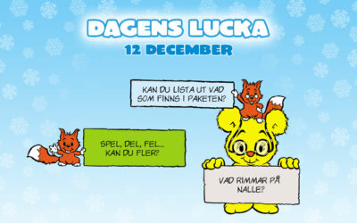 Julkalender 12 december: Rimma med Teddy!