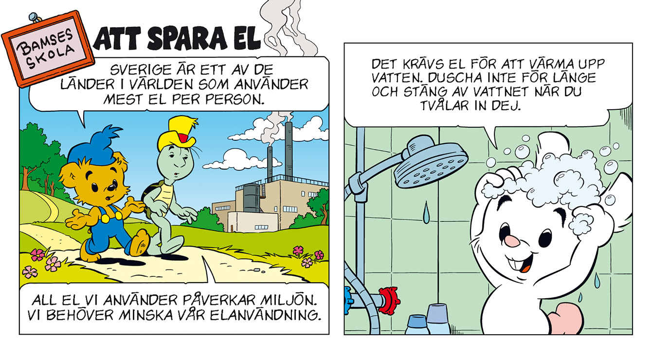Bild från serie på Reinard Räv