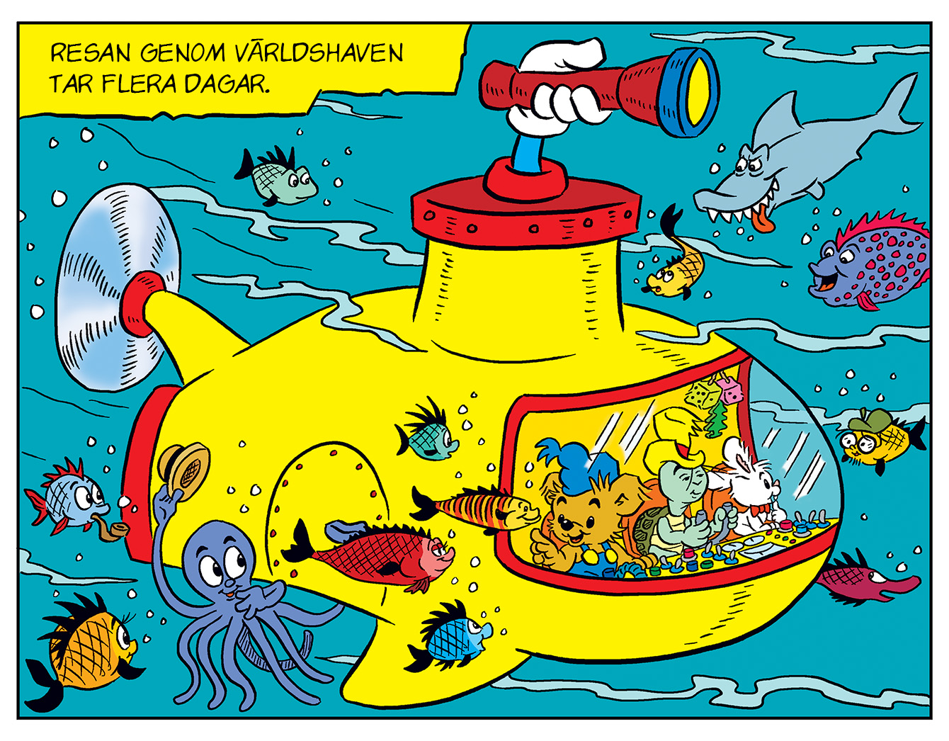 Bild från serie på Reinard Räv