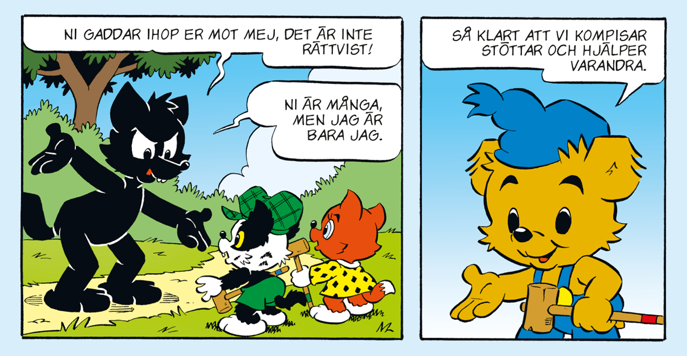 Bild från serie på Reinard Räv