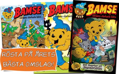 Rösta på bästa Bamse-omslaget 2019!