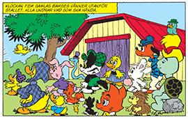 Bamse och Brummelisa överraskar vännerna
