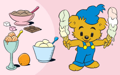 Gör din egen glass med Bamse!