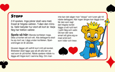 Roliga kortspel för inomhusmys