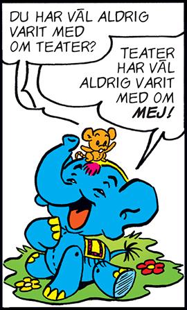 Pellefant på teater