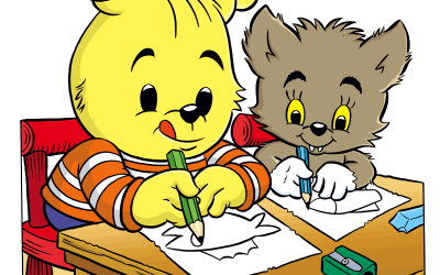 Lär dig teckna Bamse steg för steg